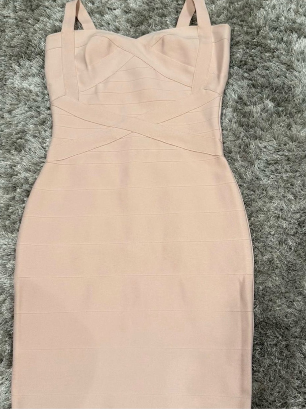 Pink small bandage dress